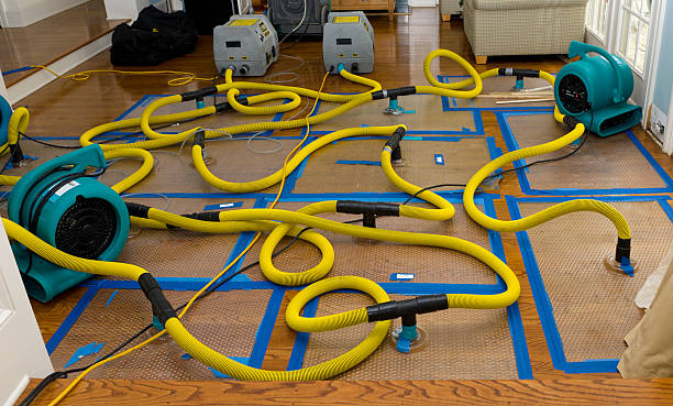 Professional Sewage Cleanup technician working in North Miami, OK